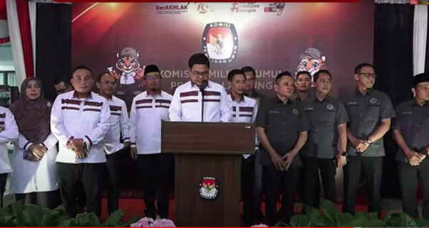 KPU Provinsi Lampung Terima Pendaftaran Arinal Djunaidi-Sutono dan Rahmat Mirzani Djausal-Jihan Nurlela Chalim sebagai Calon Gubernur dan Wakil Gubernur