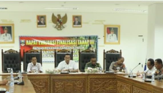 Rapat Evaluasi Finalisasi Tahap III Satgas Penanggulangan Konflik Antara Manusia dan Satwa Liar di Pesibar