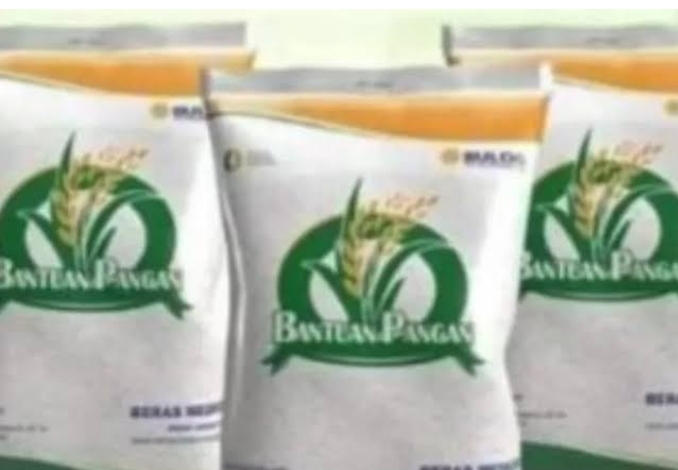 Pekon Way Narta Salurkan Beras Pangan 20 Kilogram
