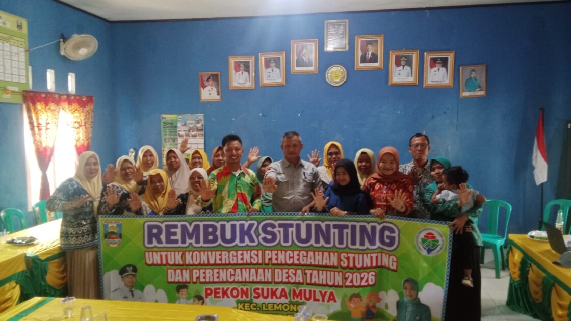Pemkab Pesisir Barat Gelar Rembug Stunting di Pekon Suka Mulya Kecamatan Lemong